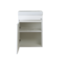 Эко мини - 40 Тумба подвесная, белая