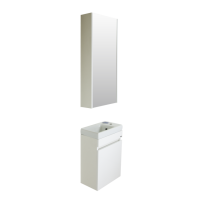 Эко мини - 40 Тумба подвесная, белая