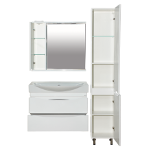 Элвис - 85 Тумба подвесная 2 ящ. белая эмаль