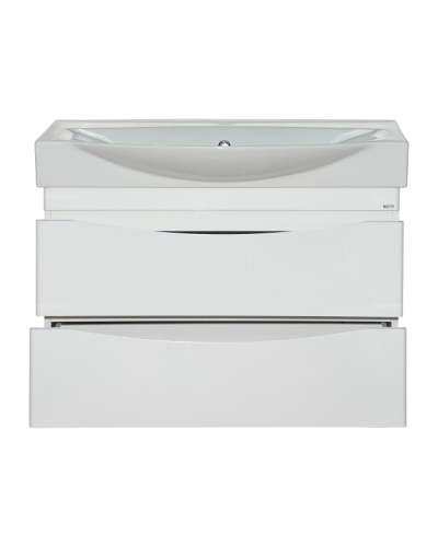 Элвис - 85 Тумба подвесная 2 ящ. белая эмаль