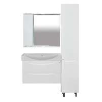 Элвис - 85 Тумба подвесная 2 ящ. белая эмаль