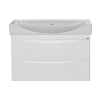 Элвис - 85 Тумба подвесная 2 ящ. белая эмаль