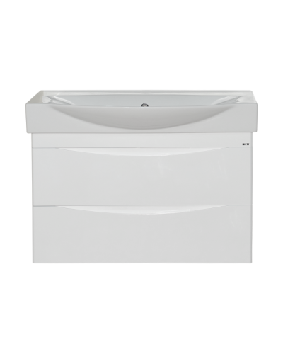 Элвис - 85 Тумба подвесная 2 ящ. белая эмаль