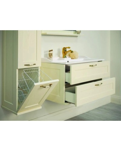 Тумба дуб бежевый 80 см Акватон Леон 1A186301LBPR0