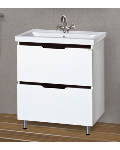 Лайм - 70 Тумба напольная  с 2 ящ. комбинированная