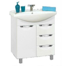 Орхидея - 65 Тумба с 3 ящ. белая эмаль