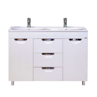 София -120 Тумба с 3  ящ. белая эмаль