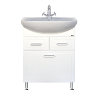 Стелла - 65 Тумба с  2-мя ящ.Б/К горизонт.