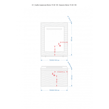 Вегас - 90 Тумба подвесная с 1 ящиком