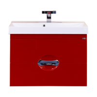 Жасмин - 75 Тумба подвесная с 2 ящ. красная эмаль