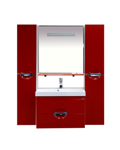 Жасмин - 75 Тумба подвесная с 2 ящ. красная эмаль