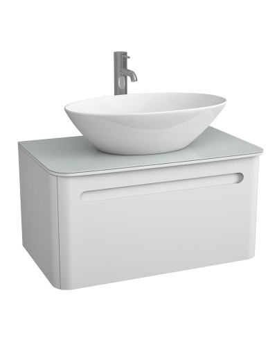 Тумба под раковину Owl 1975 Als 80 OW09.01.00 подвесная Белая