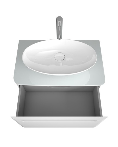 Тумба под раковину Owl 1975 Als 80 OW09.01.00 подвесная Белая