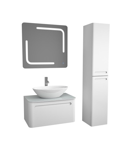 Тумба под раковину Owl 1975 Als 80 OW09.01.00 подвесная Белая