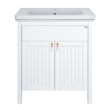 Адель - 80 Тумба 1 ящ. белая эмаль