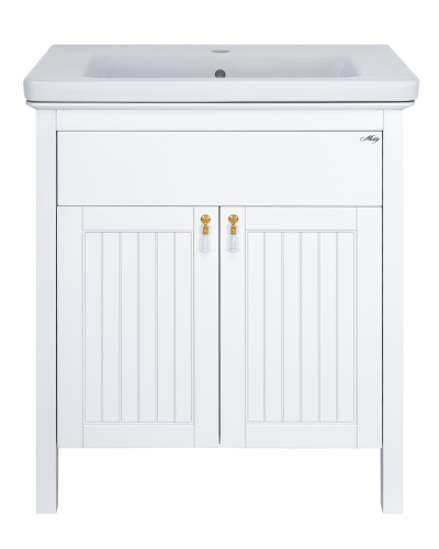 Адель - 80 Тумба 1 ящ. белая эмаль