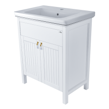 Адель - 80 Тумба 1 ящ. белая эмаль