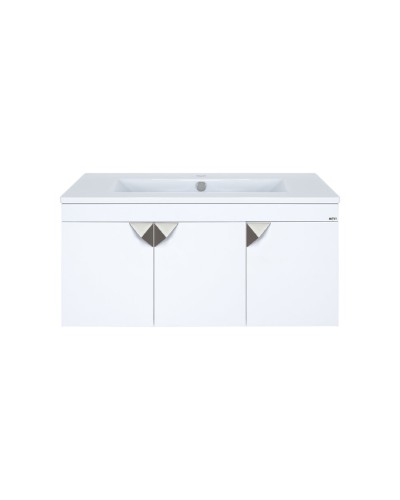 Сахара - 90 Тумба прямая подвесная белая