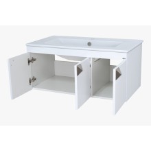 Сахара - 90 Тумба прямая подвесная белая