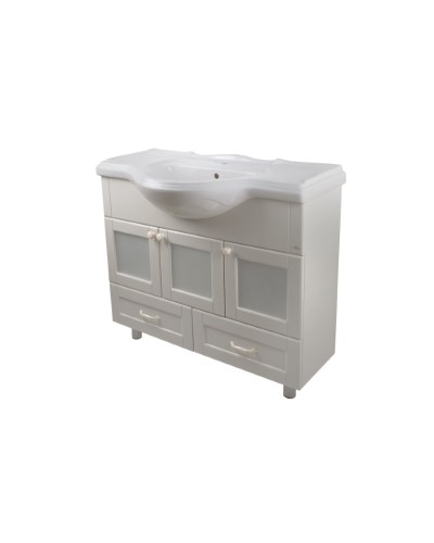 Латте -105 Тумба с 2 ящ. бежевая эмаль