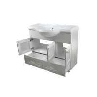 Латте -105 Тумба с 2 ящ. бежевая эмаль