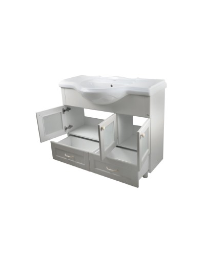 Латте -105 Тумба с 2 ящ. бежевая эмаль