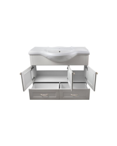 Латте -105 Тумба с 2 ящ. бежевая эмаль