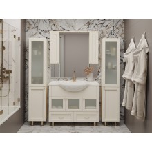 Латте -105 Тумба с 2 ящ. бежевая эмаль