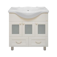 Латте - 85 Тумба с 2 ящ. бежевая эмаль