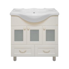 Латте - 85 Тумба с 2 ящ. бежевая эмаль