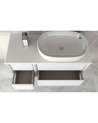 Тумба Cezares Bellagio 35 54717 подвесная Bianco Opaco