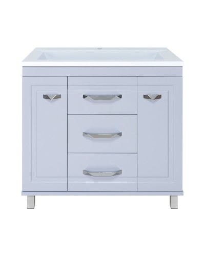 Терра - 90 Тумба с 3 ящ. серая