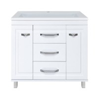 Терра - 90 Тумба с 3 ящ. белая