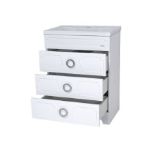 Лейла - 60 Тумба с 3 ящ. белая