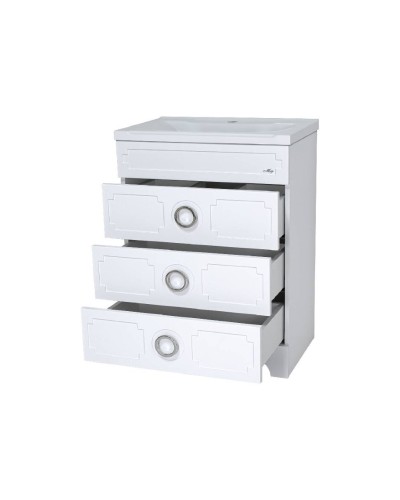 Лейла - 60 Тумба с 3 ящ. белая