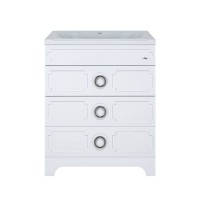 Лейла - 60 Тумба с 3 ящ. белая