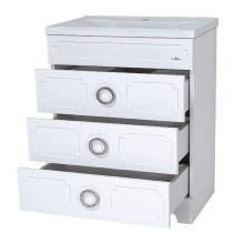 Лейла - 80 Тумба с 3 ящ. белая
