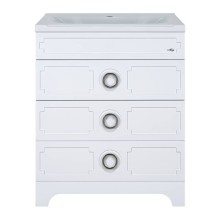 Лейла -100 Тумба с 3 ящ. белая