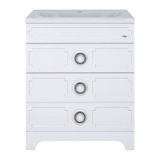 Лейла -100 Тумба с 3 ящ. белая