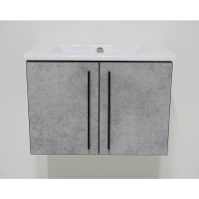 ROCK - 60 Тумба прямая подвесная светло-серый (Чикаго) ЛДСП