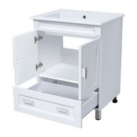 Дива - 65 Тумба белая с 1 ящ.