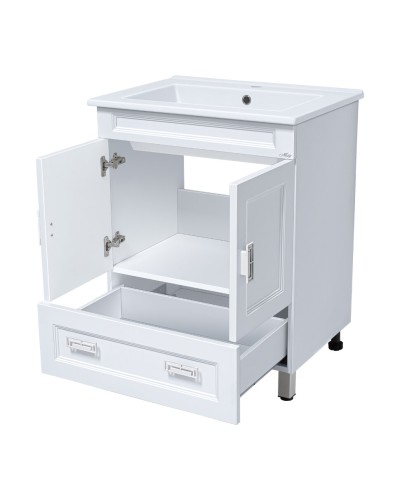 Дива - 65 Тумба белая с 1 ящ.