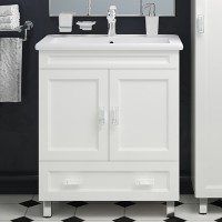 Дива - 75 Тумба белая с 1 ящ.