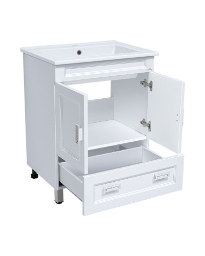 Дива - 75 Тумба белая с 1 ящ.