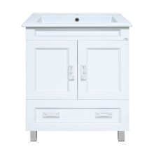 Дива - 75 Тумба белая с 1 ящ.