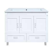 Дива -105 Тумба белая с 2 ящ.