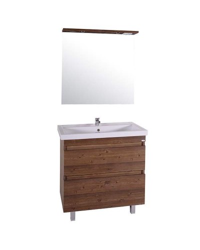 Тумба под раковину АСБ-мебель Коста 80 11496 Светлый Орех