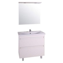 Тумба под раковину АСБ-мебель Коста 80 11495 Белый Ясень