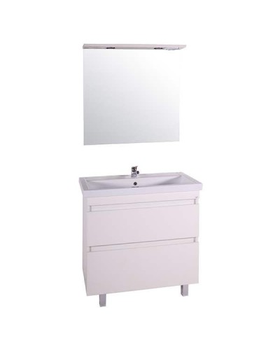 Тумба под раковину АСБ-мебель Коста 80 11495 Белый Ясень