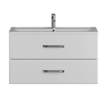 Тумба под раковину для ванной комнаты Uperwood Foster (90 см, подвесная, белая)